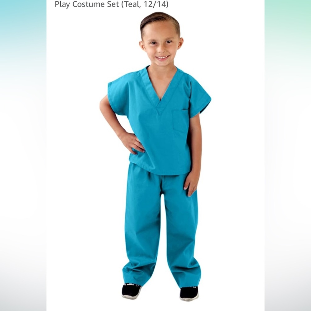 Teal Play Doctor Costume Set